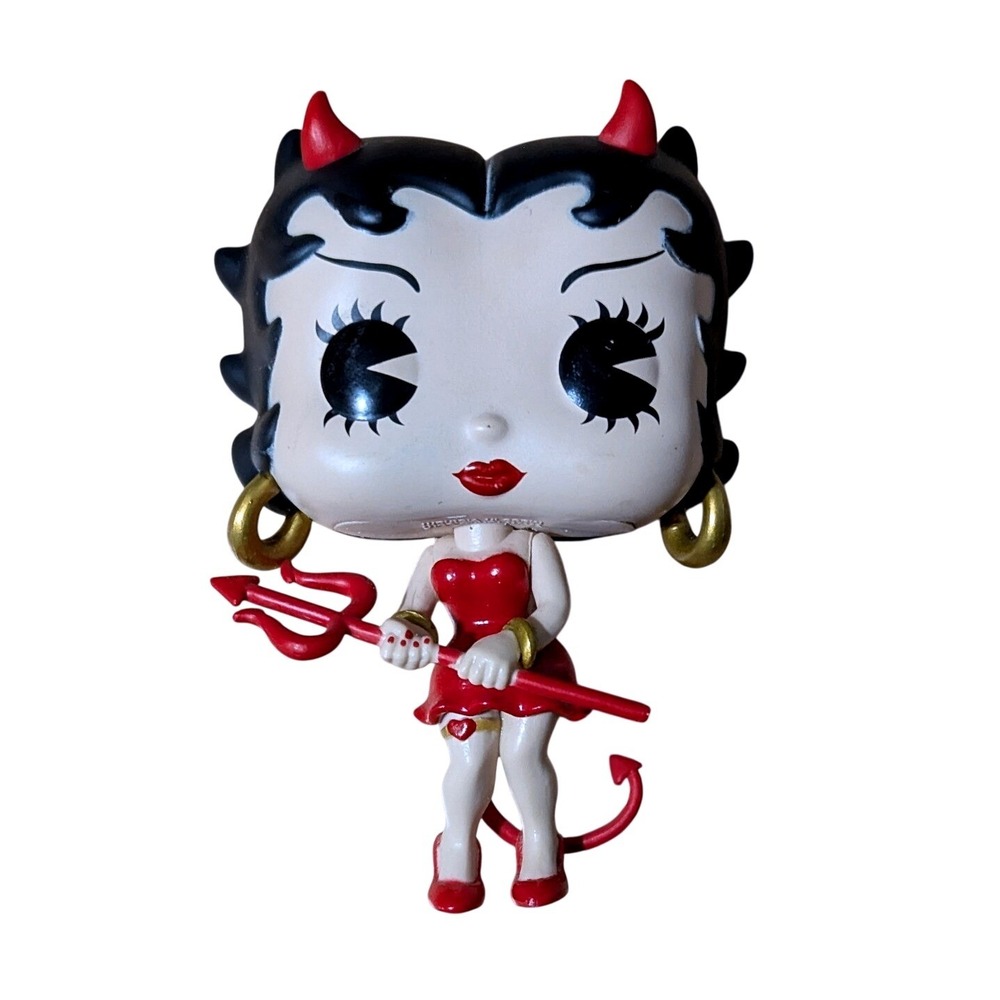 Funko Betty Boop Devil Vinyl Figure 556 Red Dress Retro Pin-up OOB